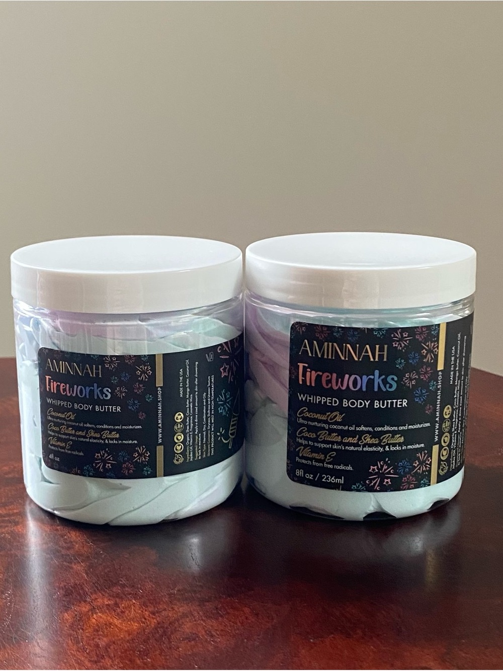 AMINNAH - Two Fireworks Whipped Body Butters